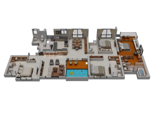4.5 BHK Flats in Kharadi | Floor Plan 
